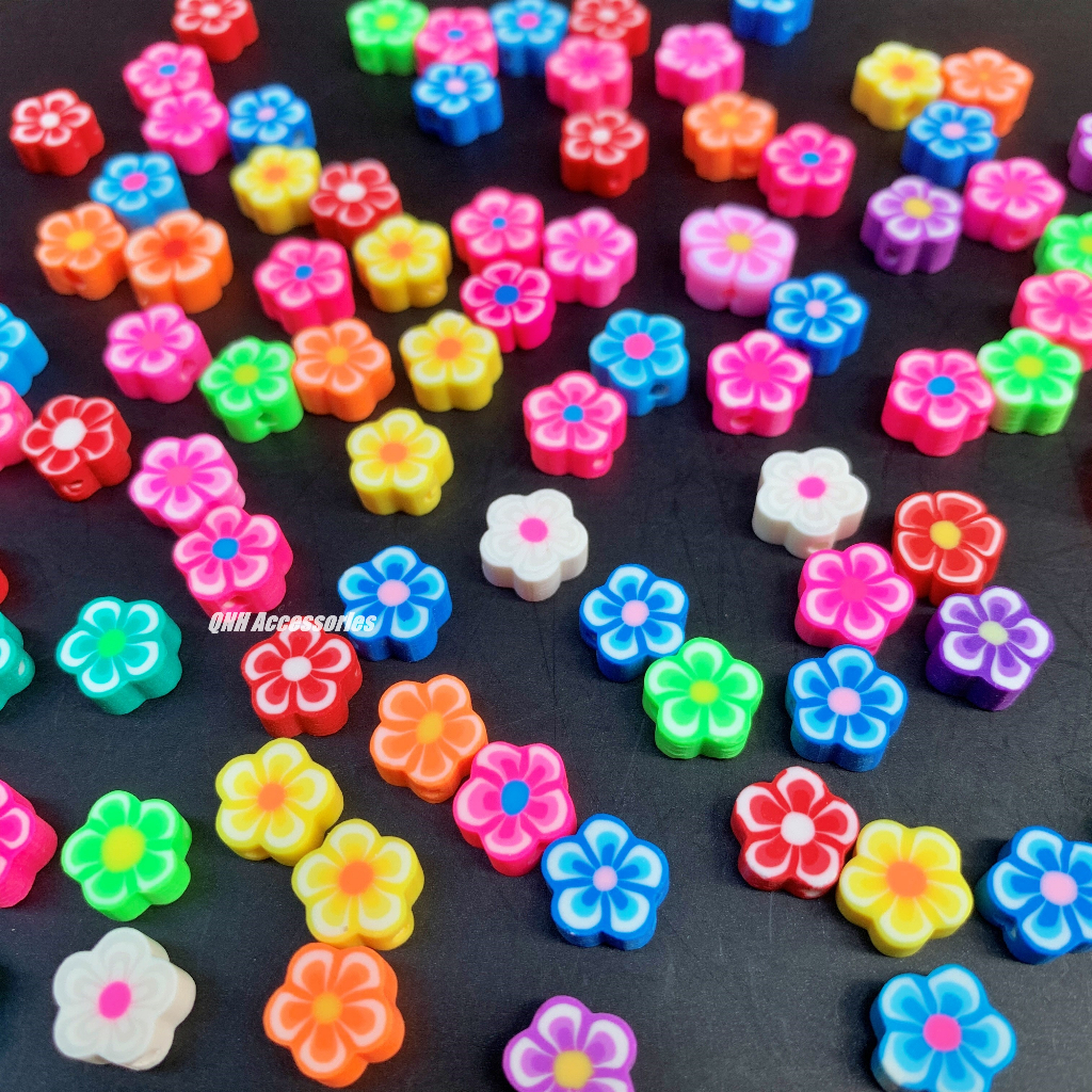 Túi 10/ 50 hạt đất sét nhiều mẫu dùng làm trang sức thủ công DIY