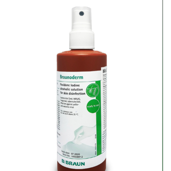 XỊT KHỬ TRÙNG BRAUNODERM 250ML