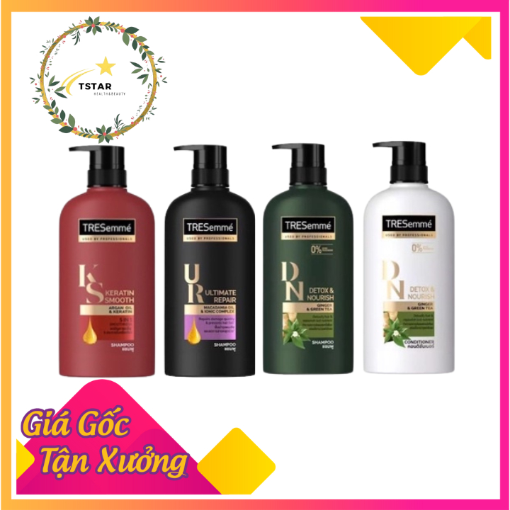 Combo Dầu gội và Dầu xả Tresemme Thái Lan 450ml (Thái Lan) Đủ 4 Loại - Tstar Shop Mĩ Phẩm