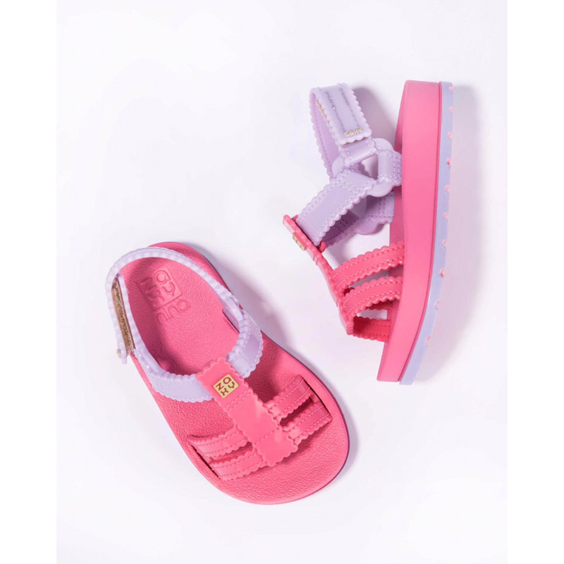 Dép Zaxy quai ngang kép tím