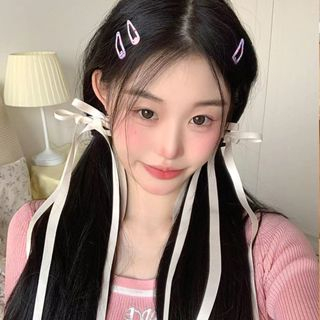 Beautycoco🍊Kẹp Tóc Ruy Băng Thắt Nơ Ruy Băng Hàn Quốc Y2K Phù Hợp Cho Học Sinh Nữ