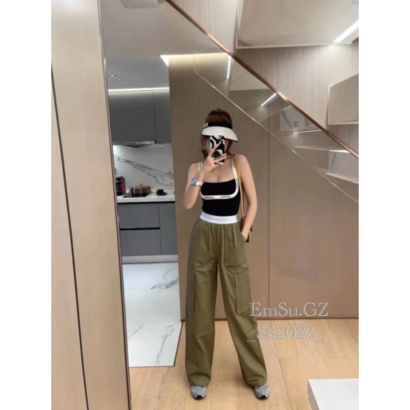 Áo thun dây chữ C hàng QC