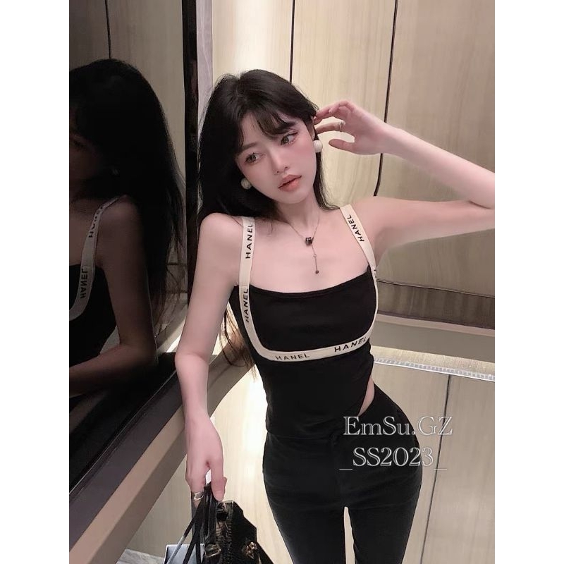 Áo thun dây chữ C hàng QC