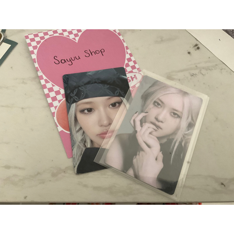 [Official]Card Rosé Beret Card Off Blackpink Chính Hãng