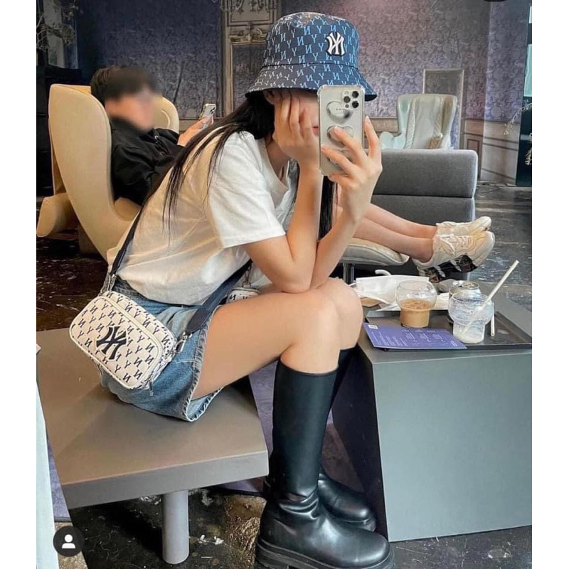 Túi MLB monogram 2 ngăn