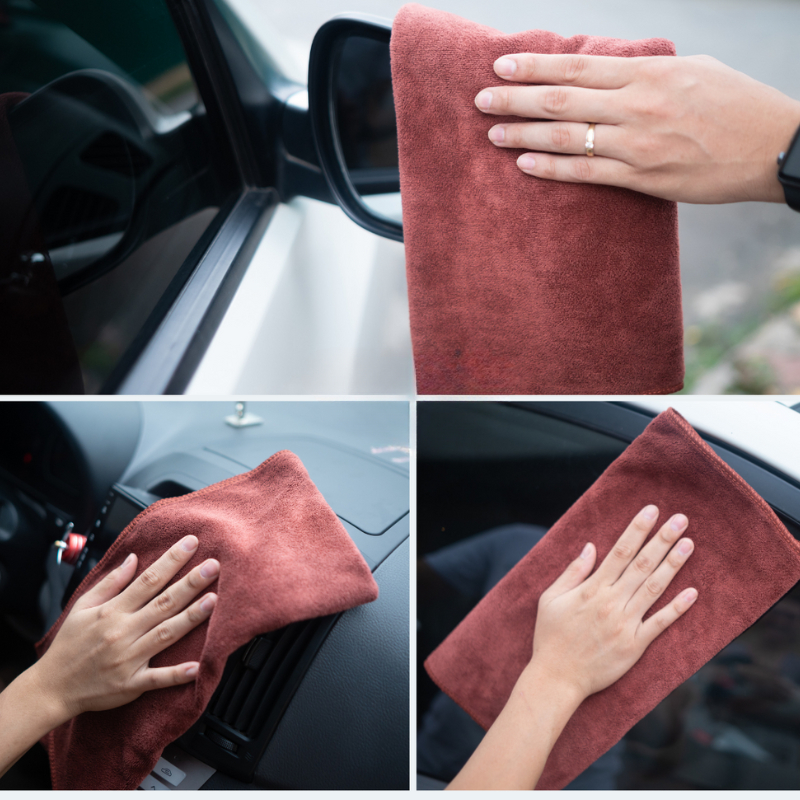 Khăn đa năng cao cấp dùng làm khăn nail, lau xe ô tô, lau chùi nhà bếp siêu thấm hút kích thước 30x50
