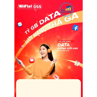 SIM WINTEL WIN60 (Vật Lý) - Data tốc độ cao không giới hạn (Gói Cước 60K/30 Ngày)