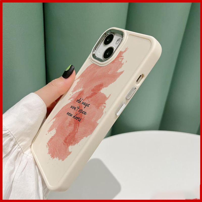Ốp điện thoại TPU silicon mềm dáng vuông quote cuộc sống cho iPhone 14 Pro max 13 Pro Max 12 Pro Max 11 xr xs sg5011