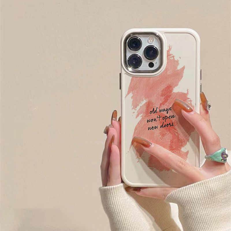 Ốp điện thoại TPU silicon mềm dáng vuông quote cuộc sống cho iPhone 14 Pro max 13 Pro Max 12 Pro Max 11 xr xs sg5011