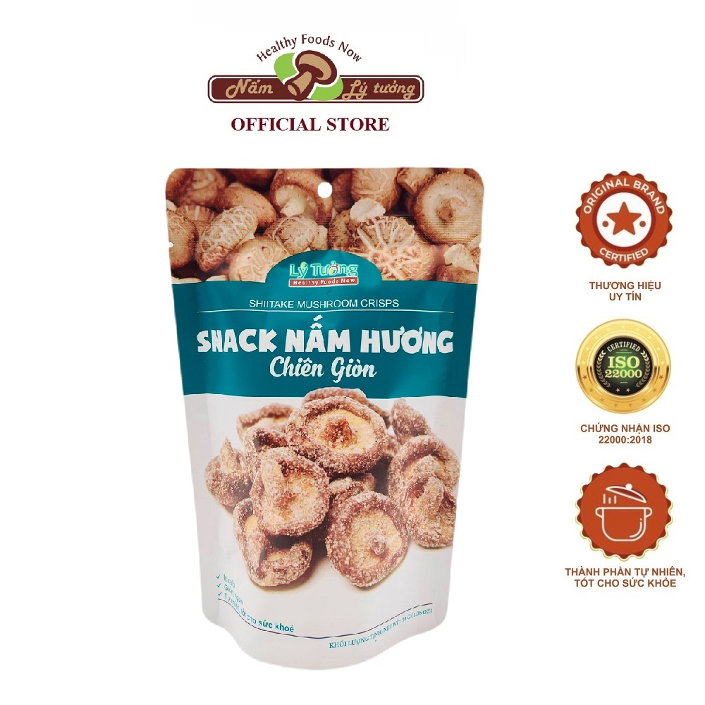 Snack Nấm Ăn Vặt Healthy Từ Nấm Nguyên Chất, Sản Xuất Tại Việt Nam