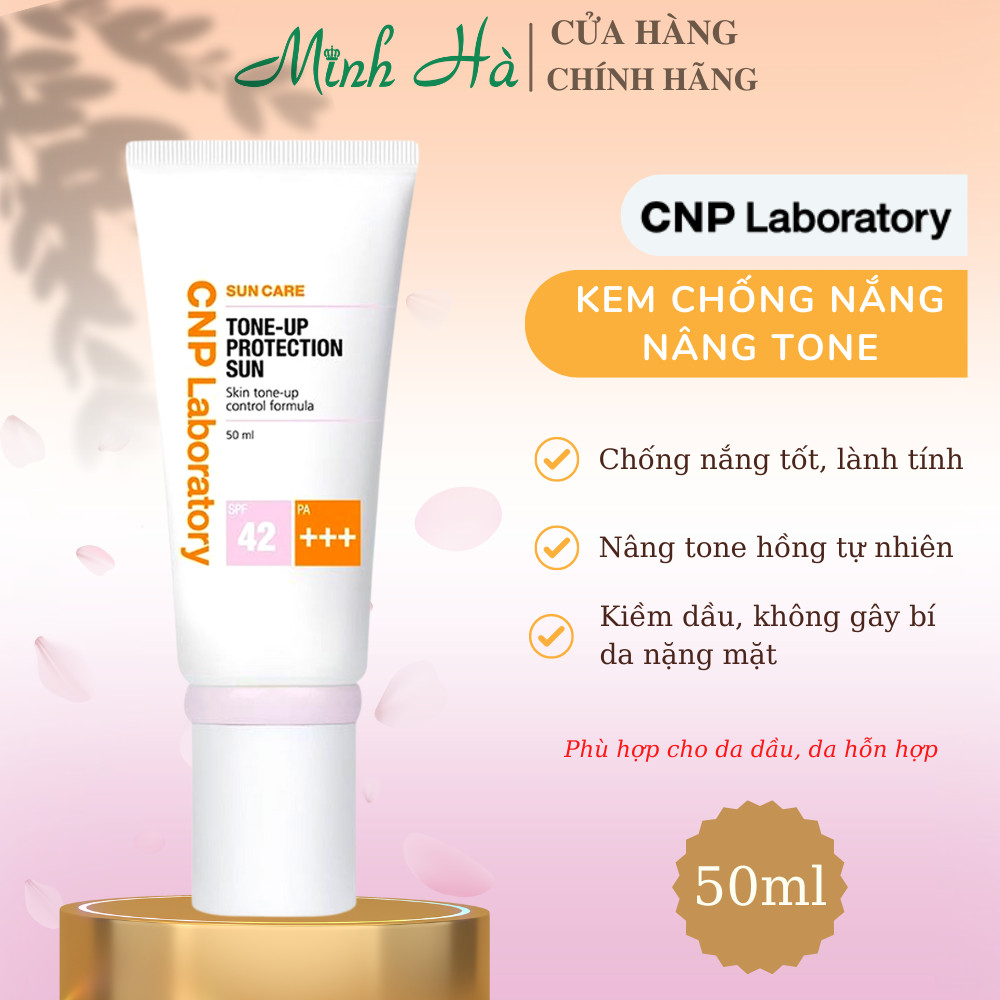 Kem Chống Nắng CNP Laboratory ,CNP Laboratory tone up Protection Sun SPF 42 PA+++, nâng tone tự nhiên hot (feb)