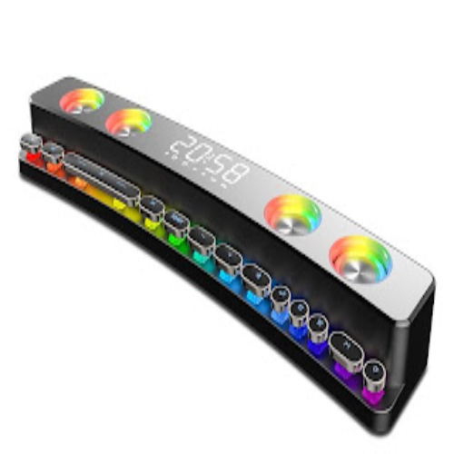 Loa Soundbar SH39 Bluetooth không dây có dây tiện lợi dùng cho điện thoại máy tính laptop có phím bấm đèn tráng gương