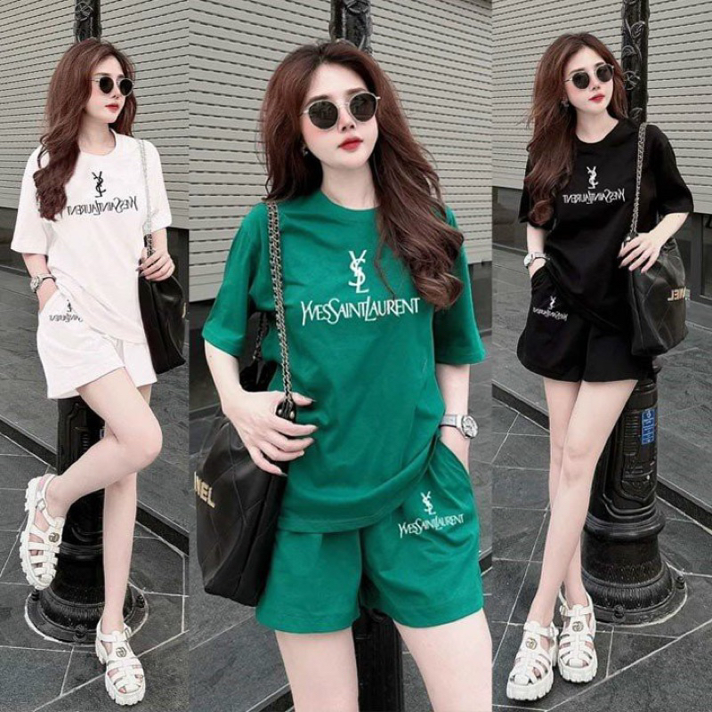 BỘ SHORT COTTON THÊU SIÊU ĐẸP