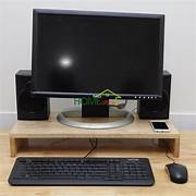Kệ Gỗ Tự Nhiên Để Màn Hình Laptop( Không Gỗ Ép Công Nghiệp) - Giá Xưởng