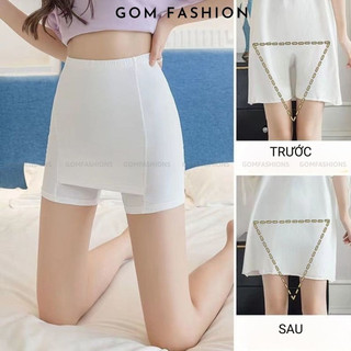 Quần mặc váy GOMTAT chống lộ chất su thoáng mát thiết kế hai lớp co giãn không cuộn, hằn - SA-MV11