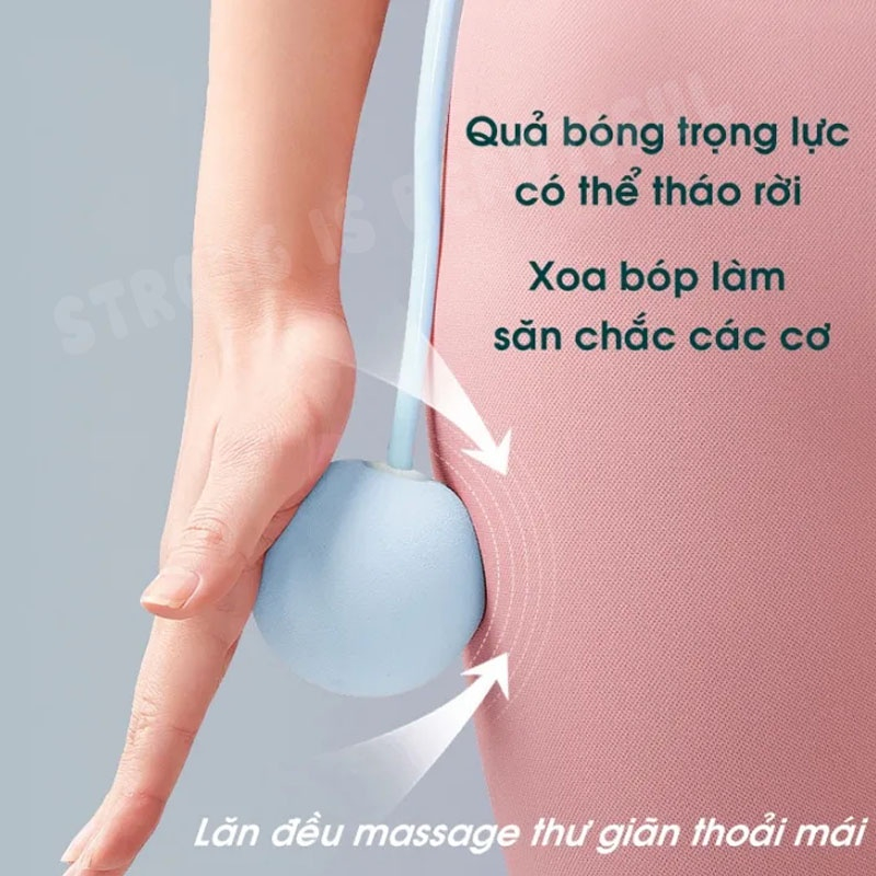 Bóng Nhảy Dây Dày Không Lõi Kích Thước Lớn Giúp Giảm Cân Chuyên Nghiệp.