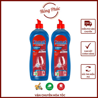 Combo 2 chai nước làm bóng chén Somat 750ml