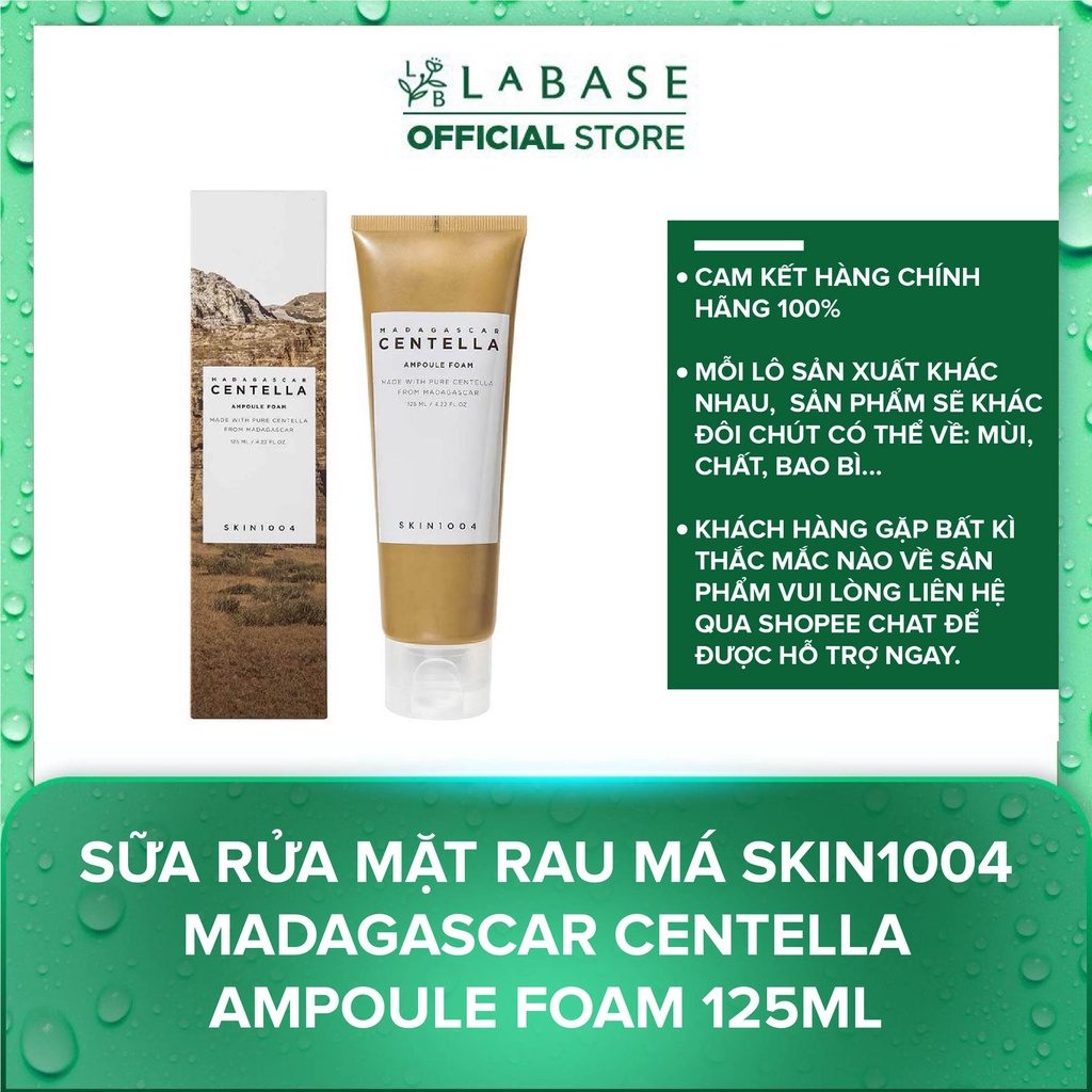 Sữa Rửa Mặt Skin1004 Madagascar Centella Ampoule Foam 125Ml (Babei)