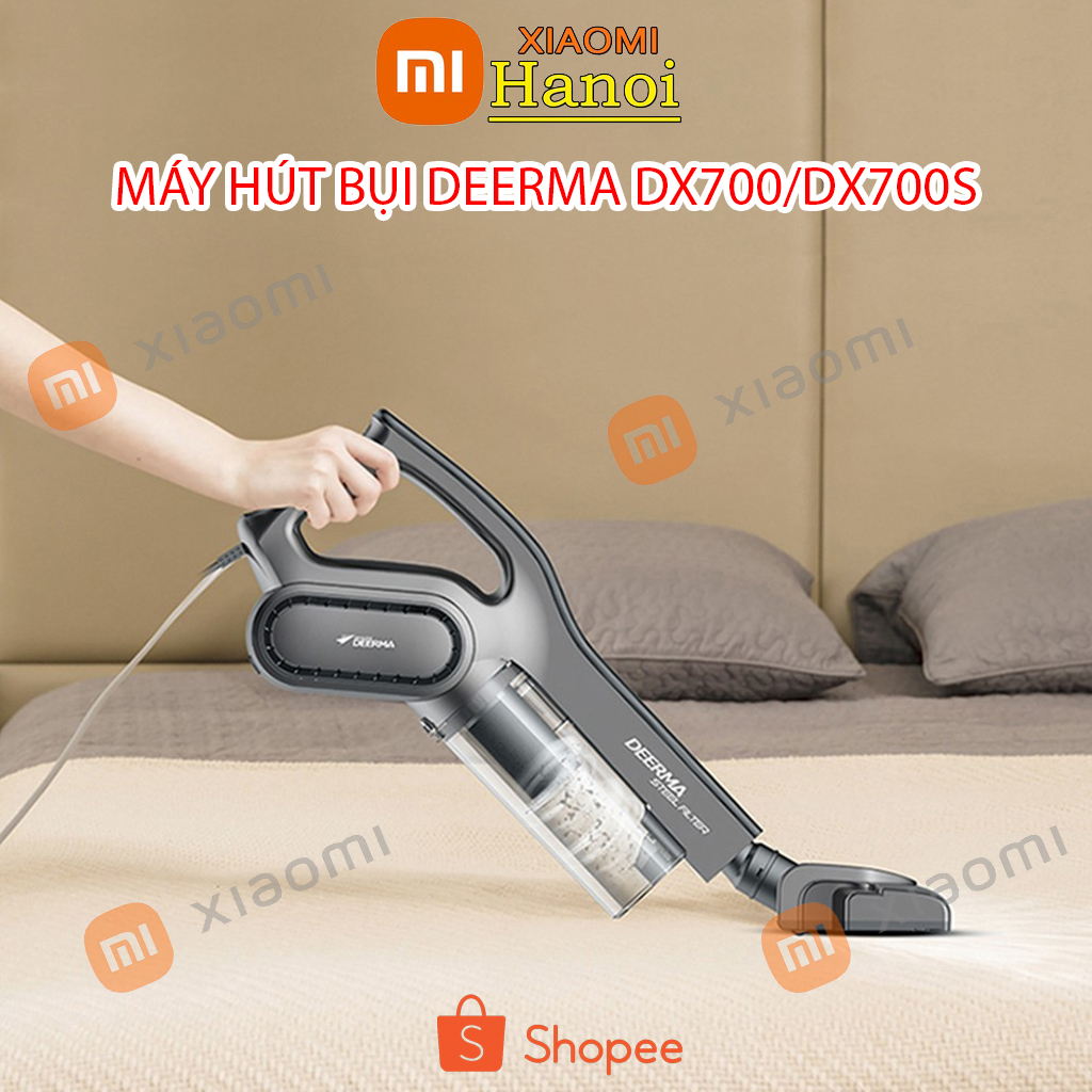 Máy Hút Bụi Cầm Tay Deerma DX700/DX700s - Máy Hút Bụi Dành Cho Gia Đình Công Suất Lớn Hàng Chính Hãng