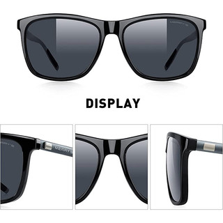 Kính Nam Merry Polarized Aluminum Black Grey
