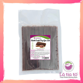 Bánh canh ống gạo lứt 500gr - lá tía tô