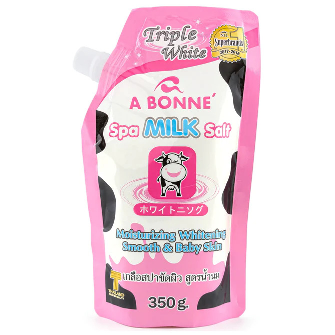 Muối Tắm Sữa Bò Tẩy Tế Bào Chết A Bonne Spa Milk Salt Thái Lan 350G