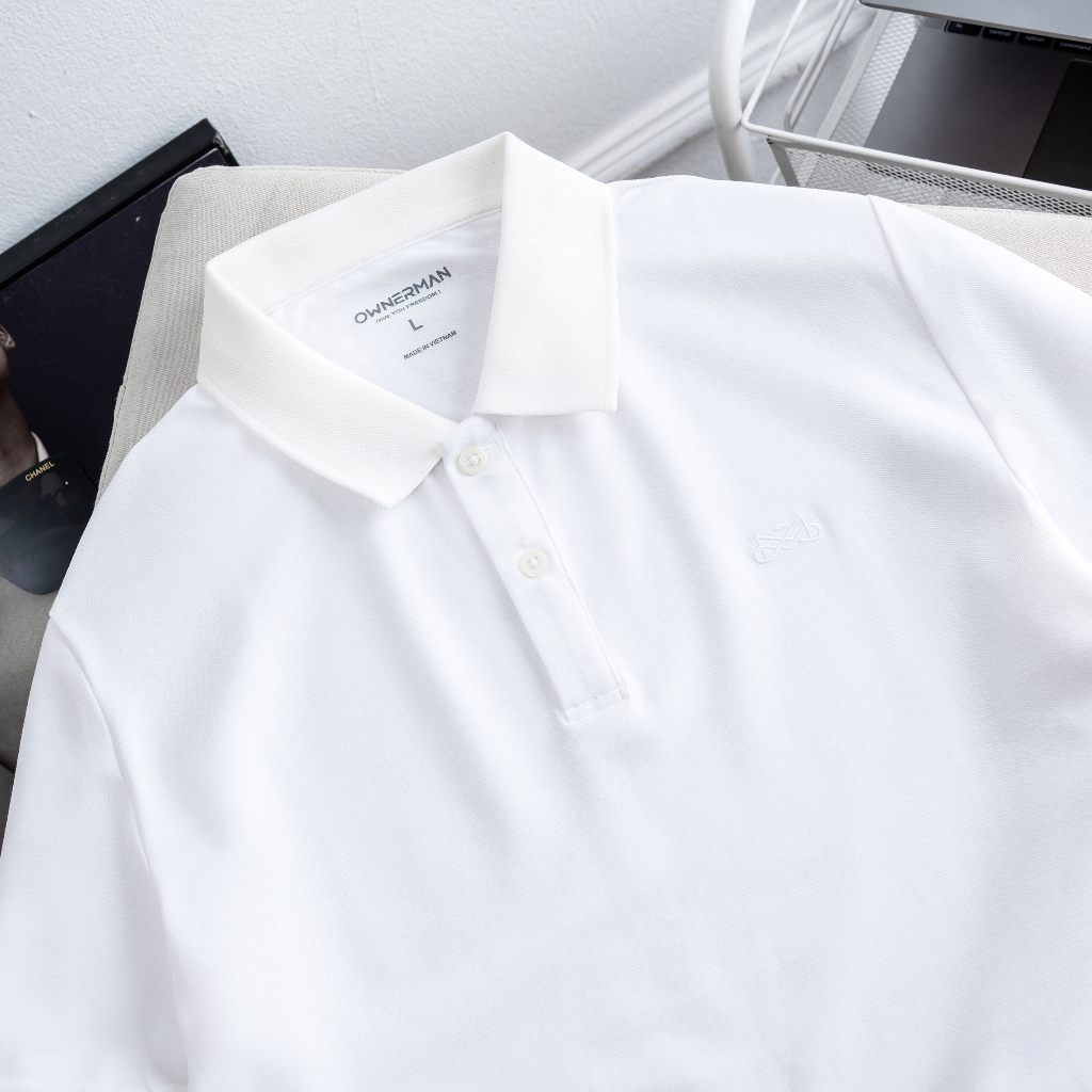 Áo polo nam Basic OWNERMAN áo phông nam áo thun nam áo cộc tay chuẩn form Slim vải cotton CVC cao cấp co dãn thoáng mát