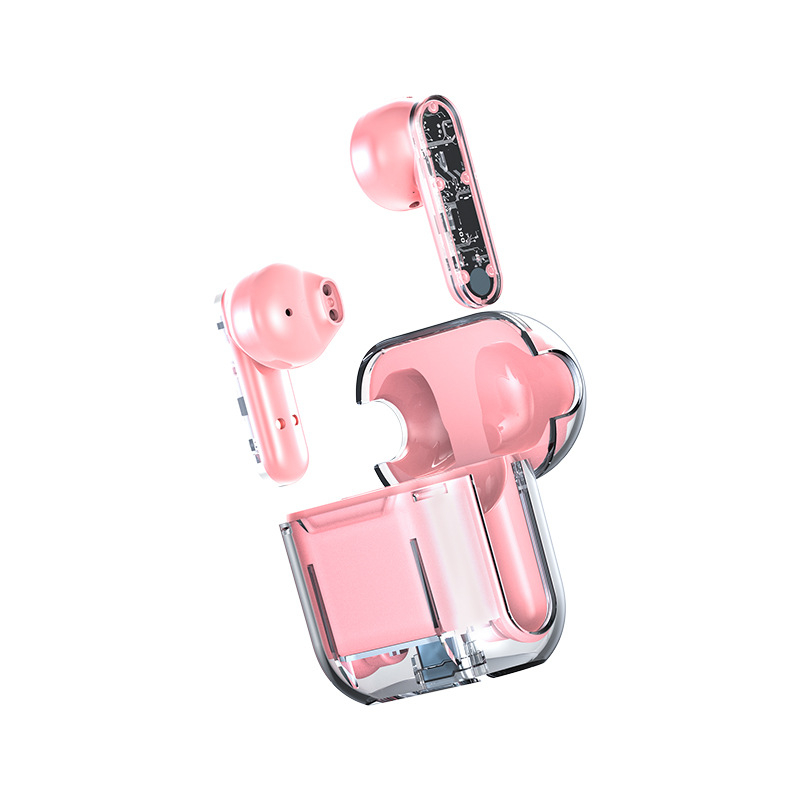 Tai nghe không dây TM10 TWS Trong Suốt Chất Lượng Cao , Chip 5.3 , Có Mic Đàm Thoại , Bảo Hành 12 Tháng