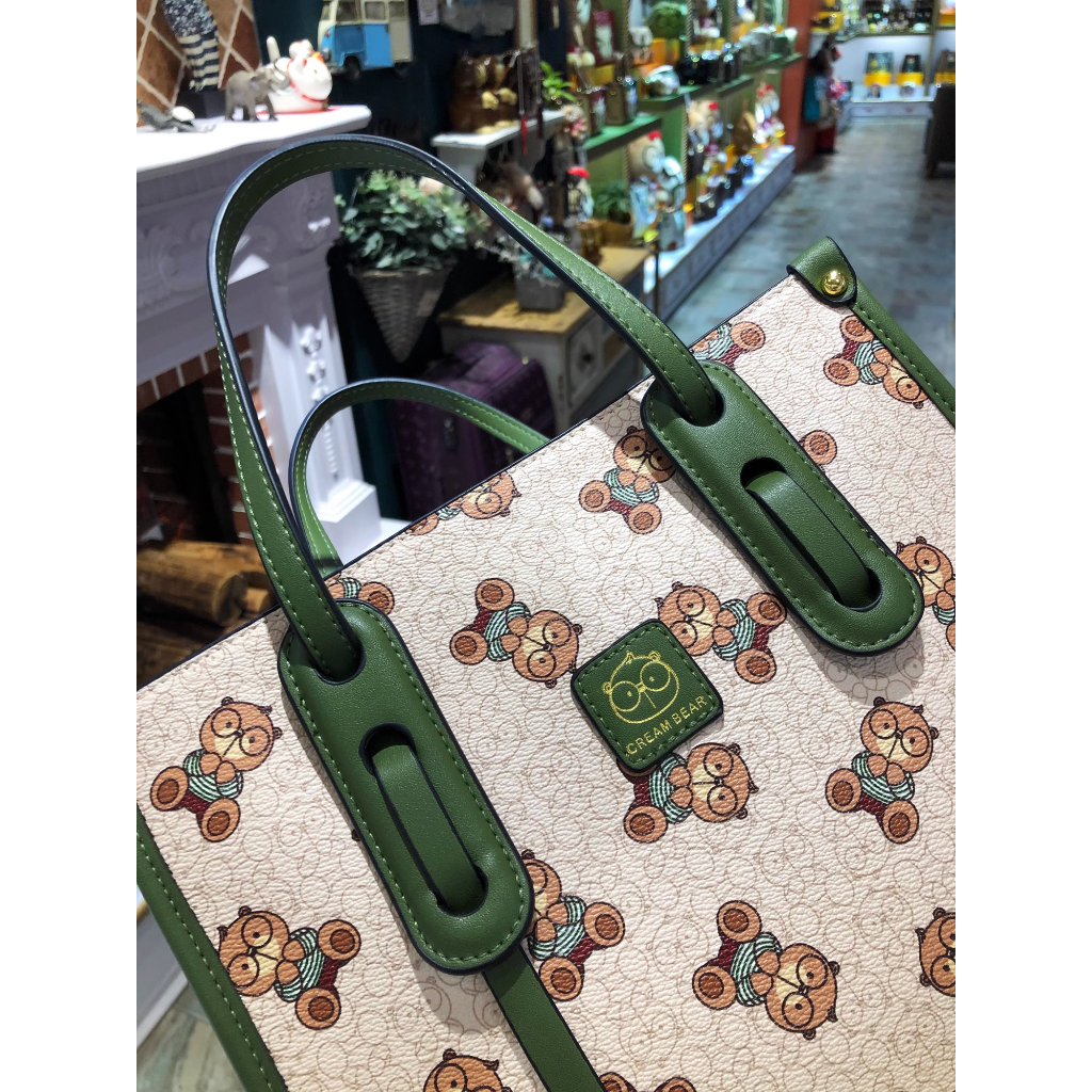 Túi Xách Đeo Chéo Nam Nữ SAMMAO & CREAM BEAR Thương Hiệu Thời Trang Chính Hãng C1251-1