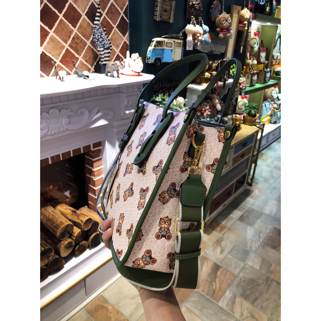 Túi Xách Đeo Chéo Nam Nữ SAMMAO & CREAM BEAR Thương Hiệu Thời Trang Chính Hãng C1251-1