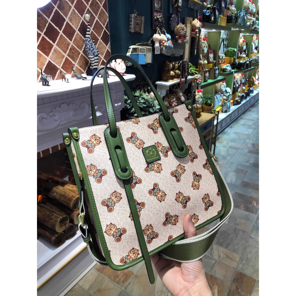 Túi Xách Đeo Chéo Nam Nữ SAMMAO & CREAM BEAR Thương Hiệu Thời Trang Chính Hãng C1251-1