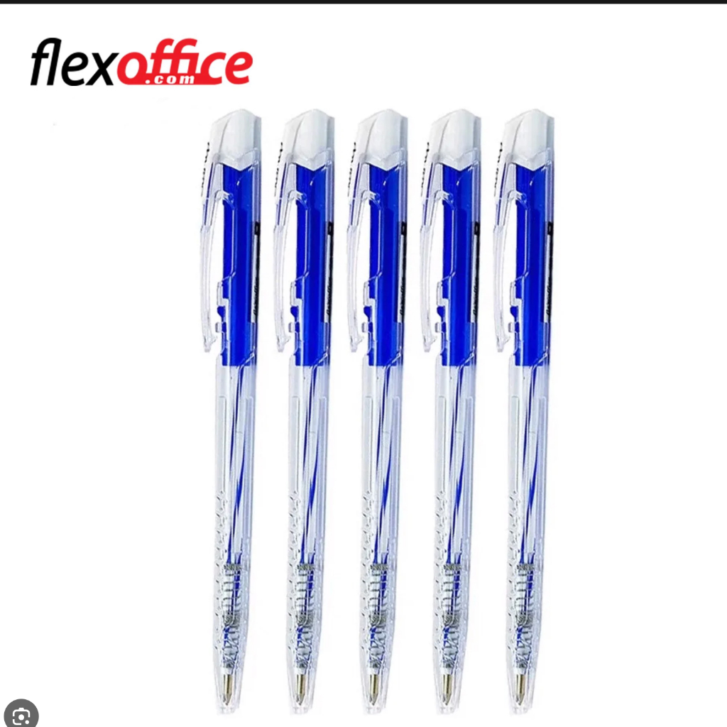 HỘP 20 cây bút bi bấm Startup 𝑻𝒉𝒊𝒆̂𝒏 𝑳𝒐𝒏𝒈 Flexoffice 0.5mm FO-039/VN - ByLy Store