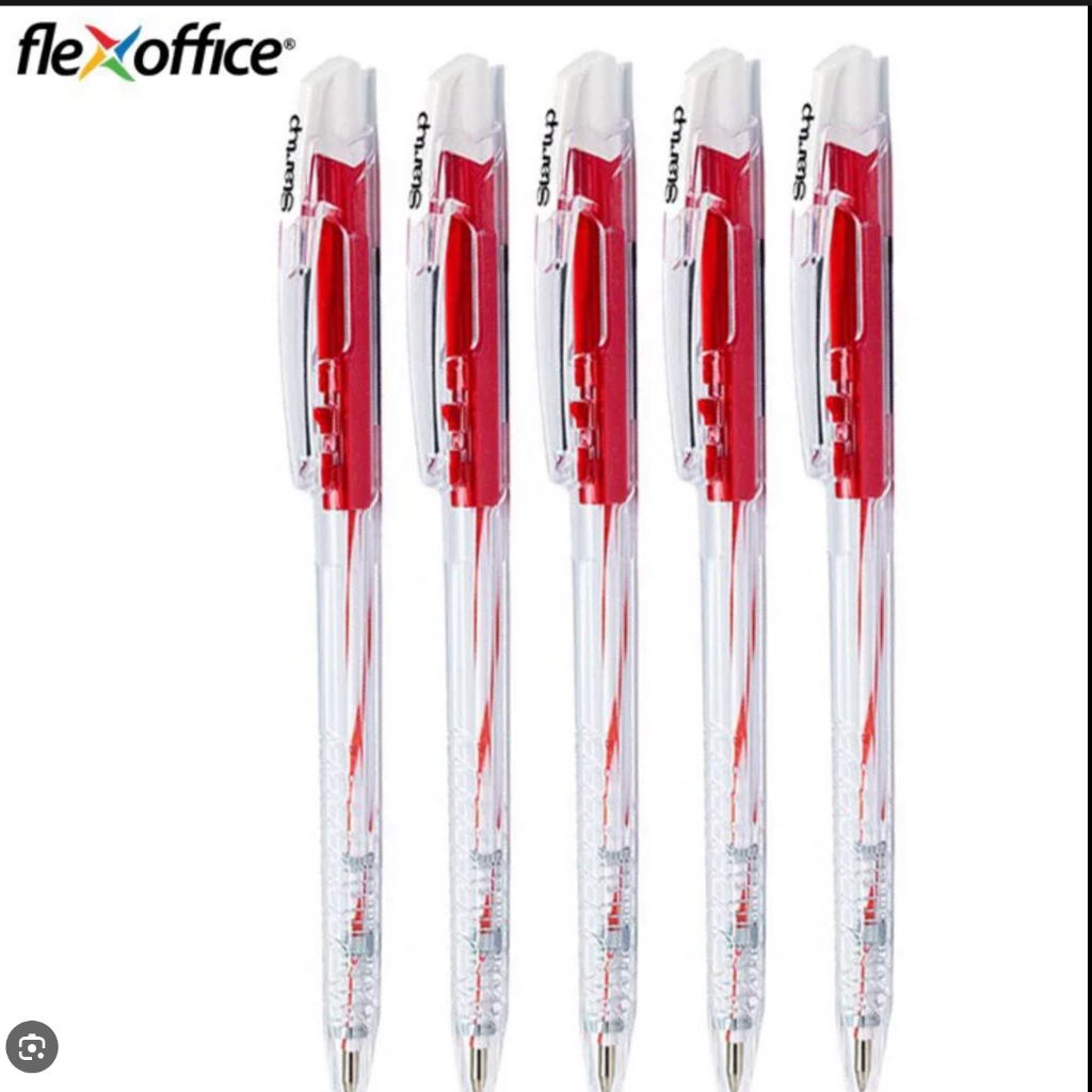HỘP 20 cây bút bi bấm Startup 𝑻𝒉𝒊𝒆̂𝒏 𝑳𝒐𝒏𝒈 Flexoffice 0.5mm FO-039/VN - ByLy Store