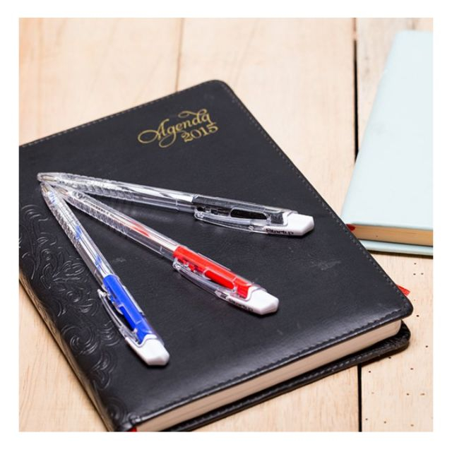 HỘP 20 cây bút bi bấm Startup 𝑻𝒉𝒊𝒆̂𝒏 𝑳𝒐𝒏𝒈 Flexoffice 0.5mm FO-039/VN - ByLy Store