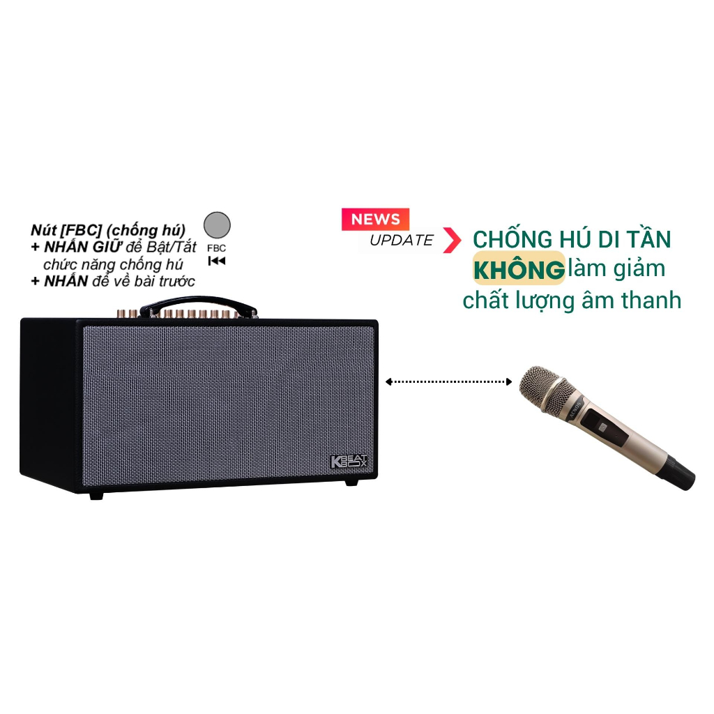 Dàn âm thanh di động xách tay ACNOS HN450