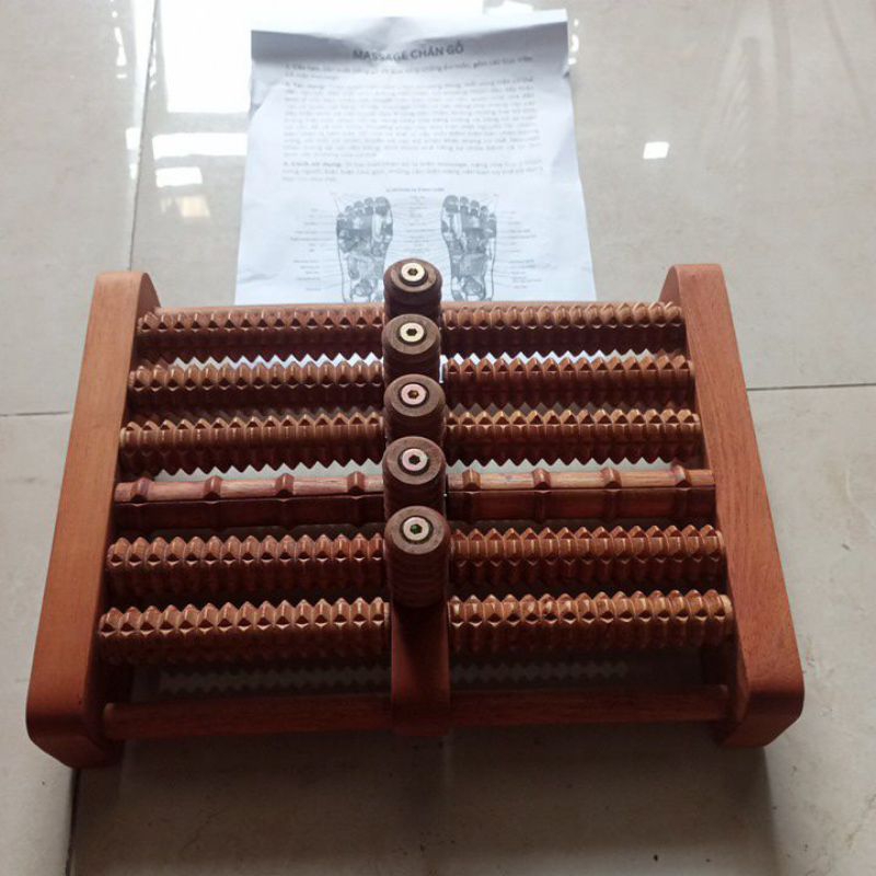 Bàn lăn chân Massage gỗ lớn, giúp đôi chân thư giãn , khoẻ mạnh, thông Huyệt đạo