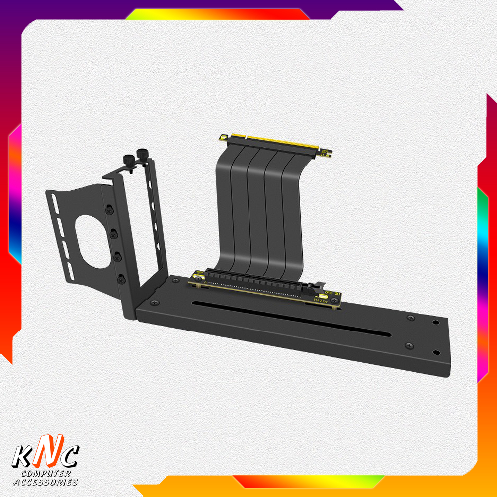 Bộ Kit Lắp Dựng VGA Đứng Chính Hãng SHK White Pro Riser PCI-e 3.0 Và 4.0 - Hàng Fullbox