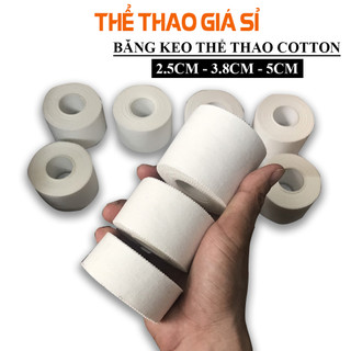Băng Keo Thể Thao Cotton Răng Cưa Cao Cấp, Hỗ Trợ Phục Hồi, Chống Chấn Thương Khi Vận Động Mạnh