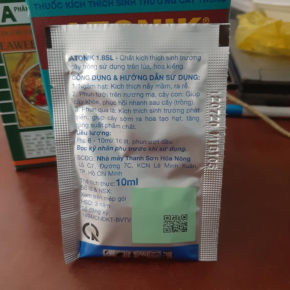 Thuốc kích thích nảy mầm ATONIK 10ml EVA17 VietAu