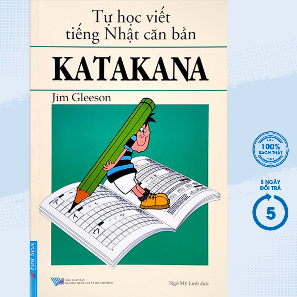 Sách - Tự Học Viết Tiếng Nhật Căn Bản Katakana - FN