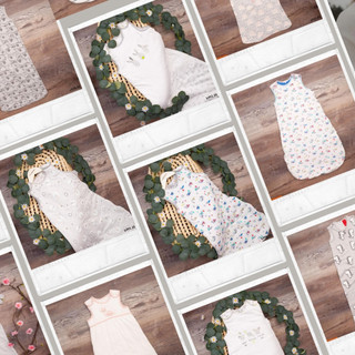Túi ngủ cotton trần bông COLORISTA dùng mùa đông tiện lợi cho bé