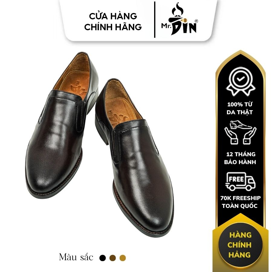 Giày Da Tây Nam Oxfords Da Thật Bảo Hành 12 Tháng MD001 | BigBuy360 - bigbuy360.vn