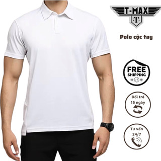 Áo polo nam cổ bẻ basic Chất thun cá sấu, Áo phông cổ bẻ cộc tay cá sấu co giãn 4 chiều