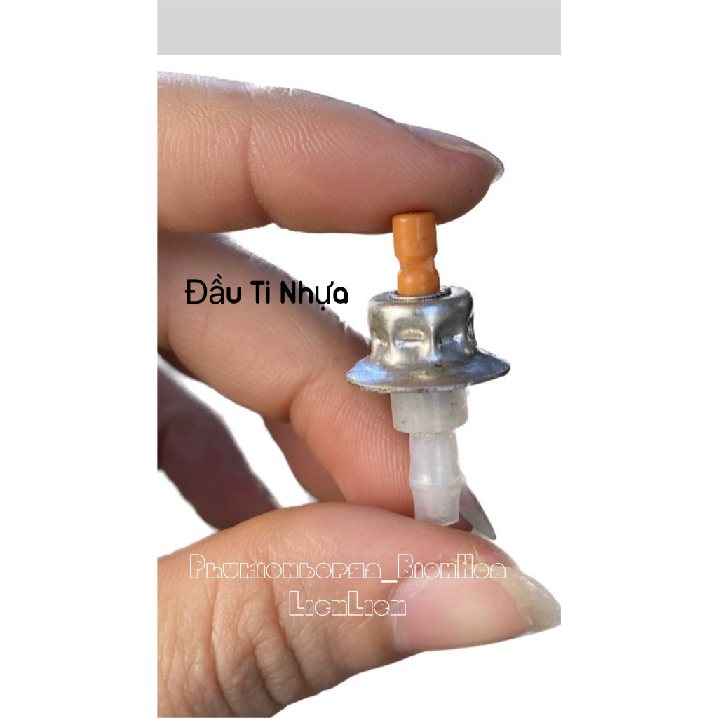 Sạc chiết gas mini,đầu bơm gas từ bình ga 12kg sang bình gas lon mini du lịch +Tặng 10 nút nhựa kèm ron đen