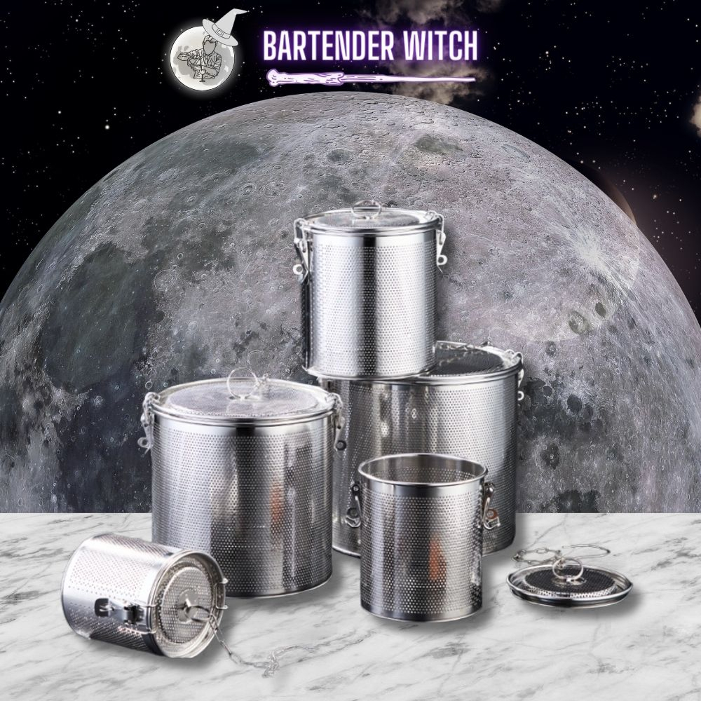 Bộ lọc gia vị inox cao cấp, dùng trong nồi lẩu, lọc trà, hầm xương - Bartender Witch