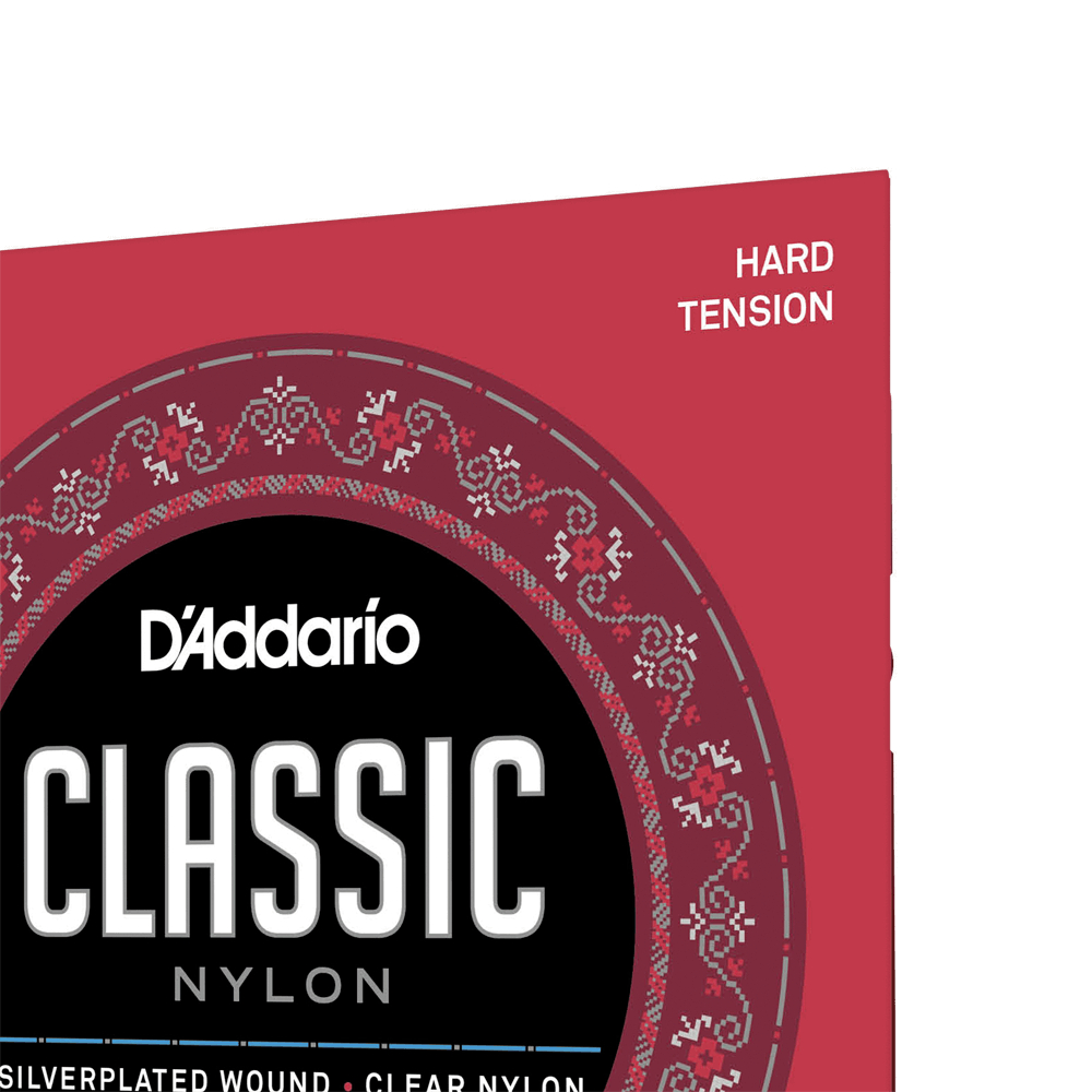 Bộ dây đàn Guitar Classic (Nylon) - D'Addario EJ27H - Hard Tension