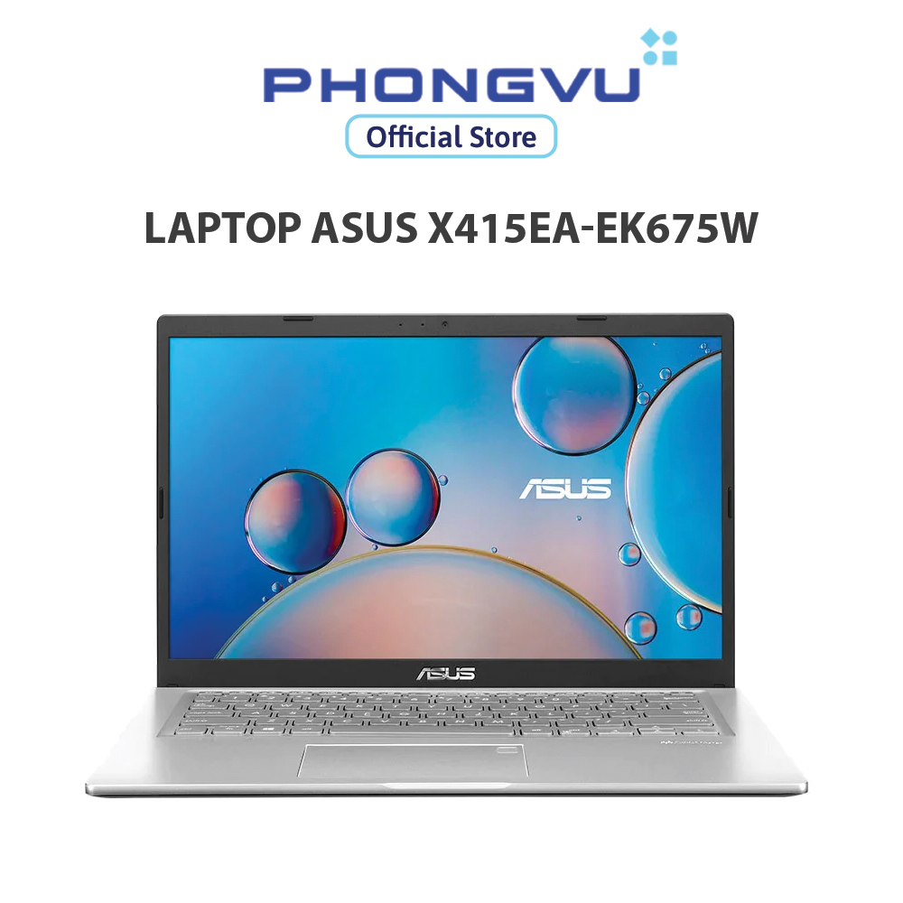 [Mã ELHP12 giảm 12% đơn 10TR] Laptop Asus X415EA-EK675W (i3-1115G4) (Bạc) - Bảo hành 24 tháng