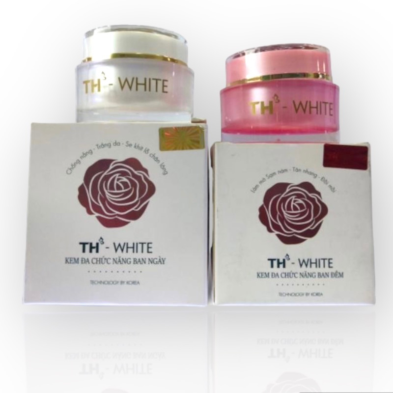 COMBO KEM TH- WHITE NGÀY VÀ ĐÊM ♥️MỖI NGÀY 2 LẦN SÁNG TỐI