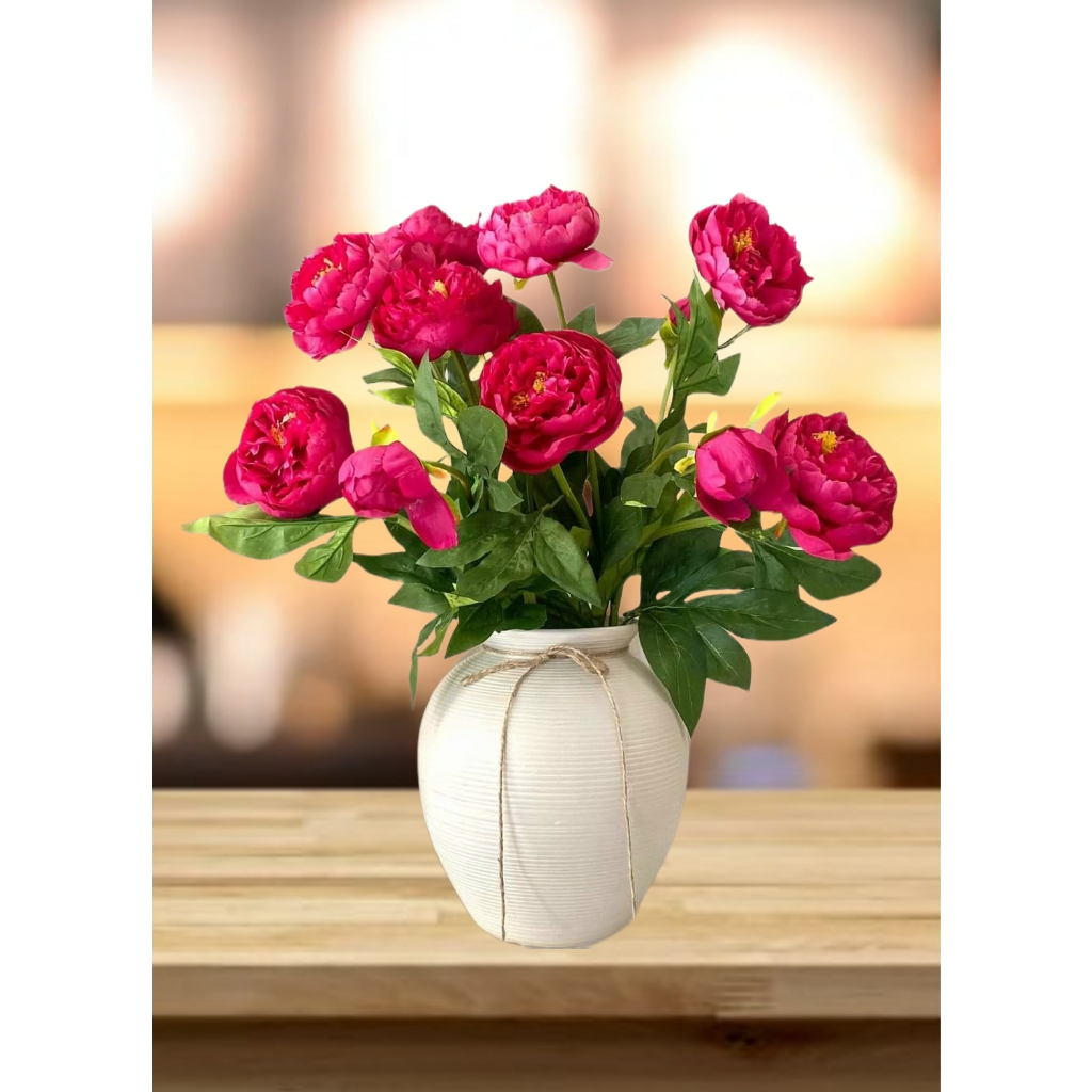 Vò cắm hoa, bình hoa gốm sứ Bát Tràng vân ganh siêu đẹp