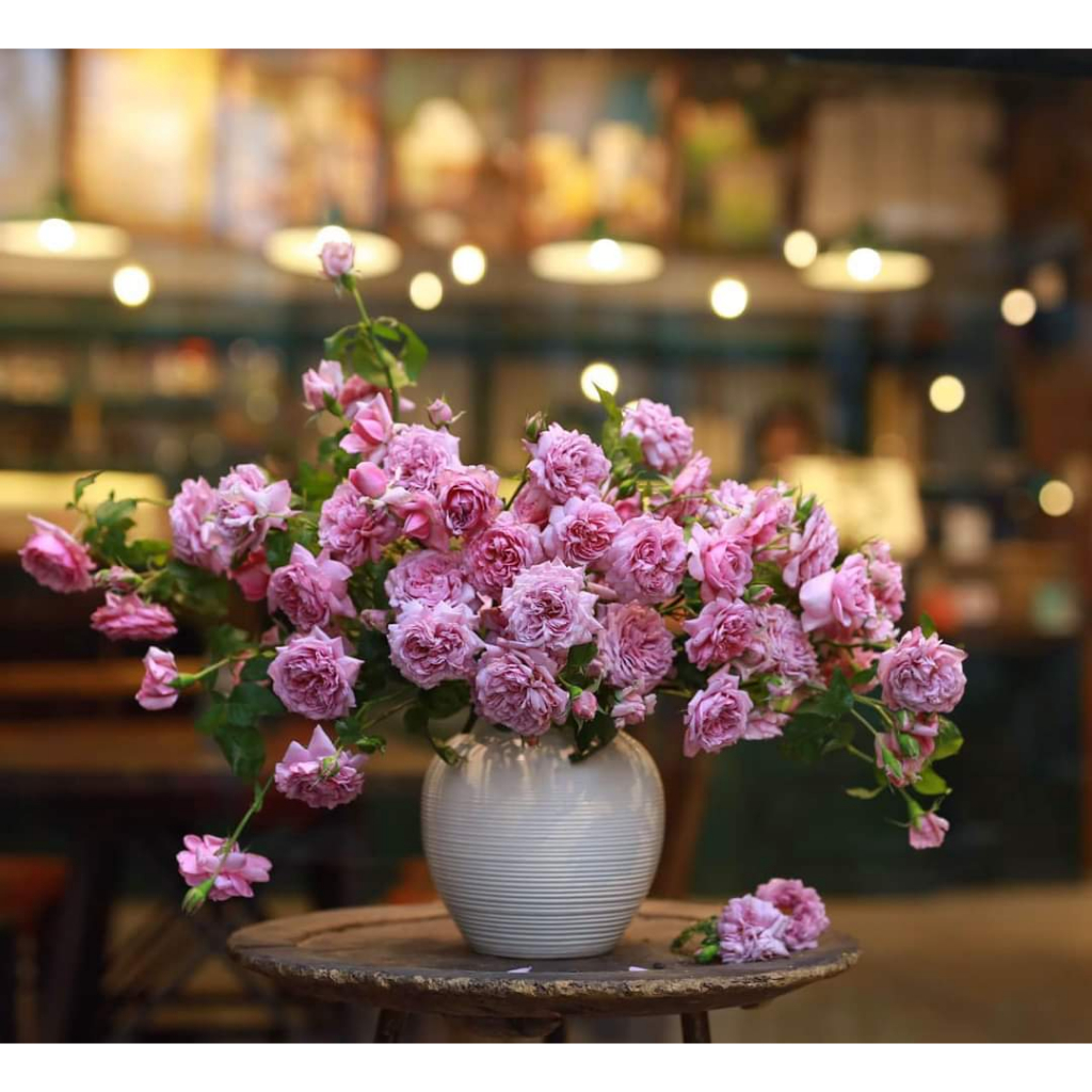 Vò cắm hoa, bình hoa gốm sứ Bát Tràng vân ganh siêu đẹp